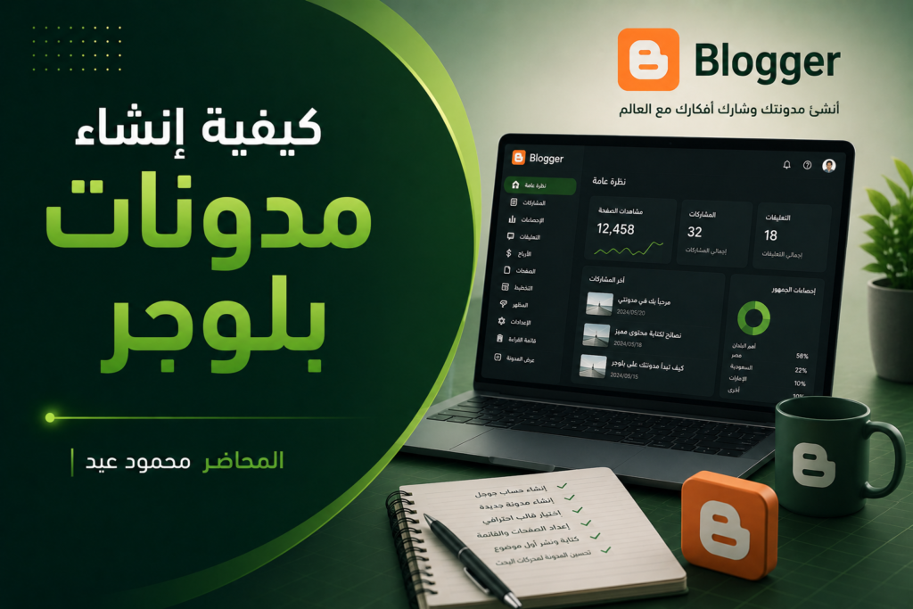 كيفية إنشاء مدونات بلوجر